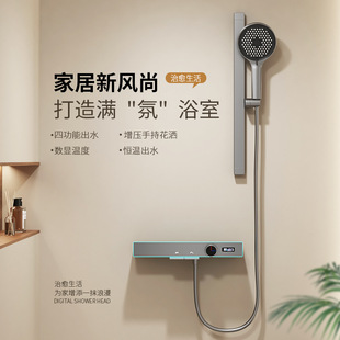 现货全铜淋浴花洒套装 家用增压卫浴简易无顶喷分体式卫生间花洒