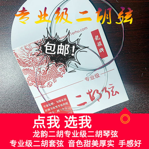 龙韵二胡弦专业级琴弦内外套弦