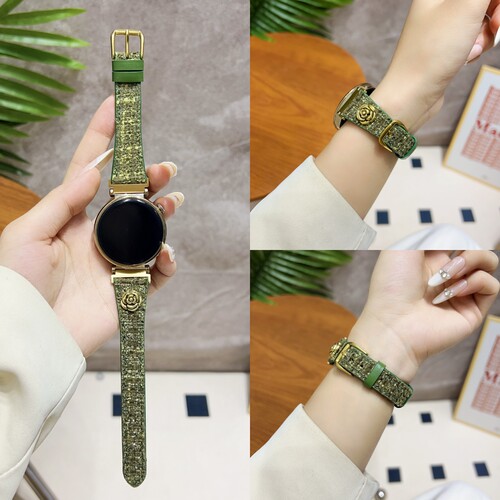 适用华为GT6手表表带女生GT5秋冬新款GT432pro真皮毛呢watch5fit4