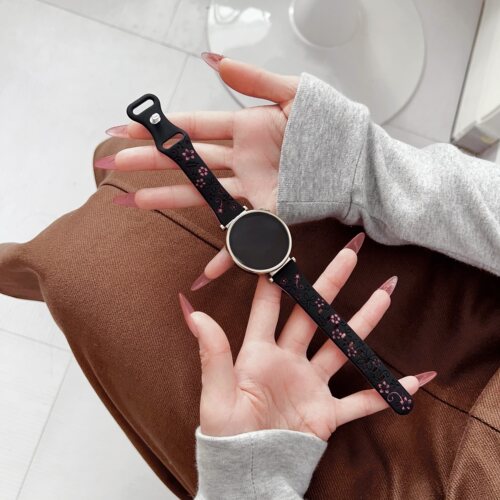 适用华为GT5手表表带女款硅胶GT4秋冬新款GT3pro2e高级watch5fit4