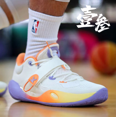 安踏 水花6/水花6LITE男子轻便透气外场耐磨低帮篮球鞋