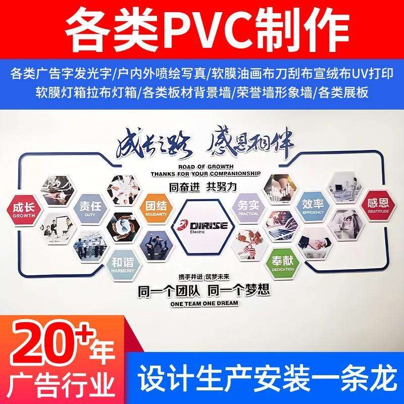 PVC广告牌制作多规格学校商场展示宣传广告标语牌制作异形广告牌