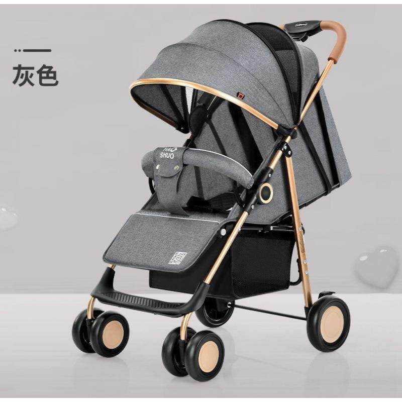 浩硕186型号0-3婴儿手推车可躺可坐轻便折叠宝宝童车新生儿溜娃车