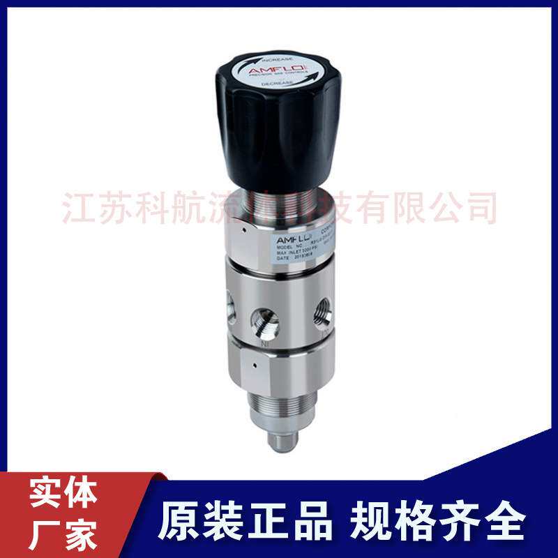 敦阳AMFLO-R31不锈钢双级减压器 3000psig压力W21.8-14RH接口
