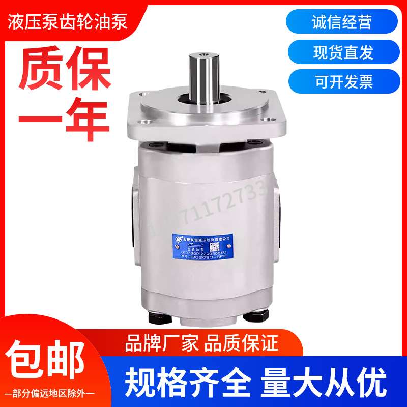 合肥长源液压齿轮油泵CBG2063-BFP/L 液压泵CBG2080-BFH 高压油泵