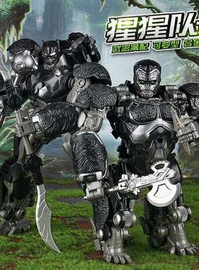 精刻变形玩具JK05变形机器人猩猩队长双形态擎天之圣KO原大SS106