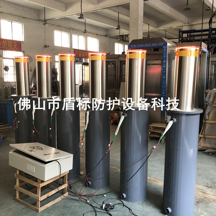 学校大门不锈钢隐形智能伸缩路桩