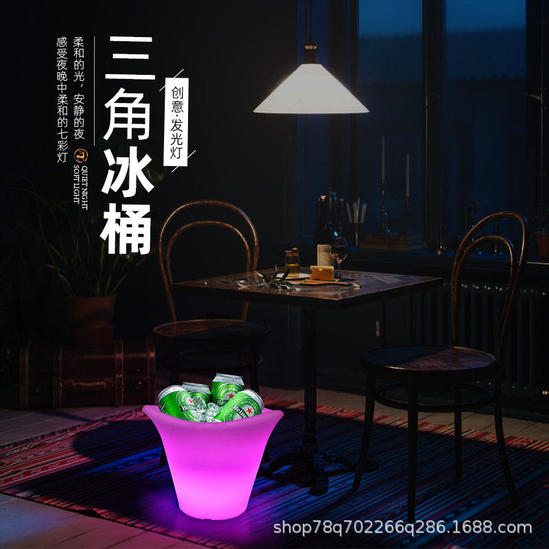 LED发光防水船型香槟冰桶