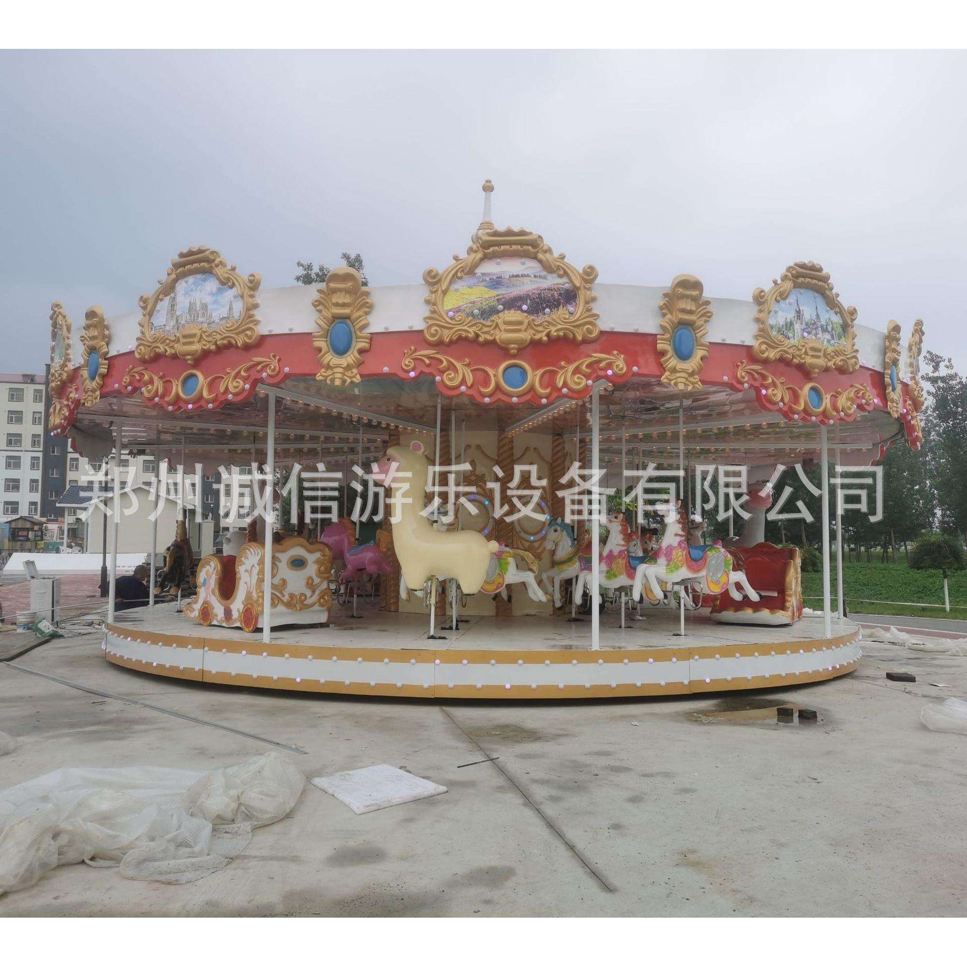 36座豪华转马豪华转旋转木马木马生产