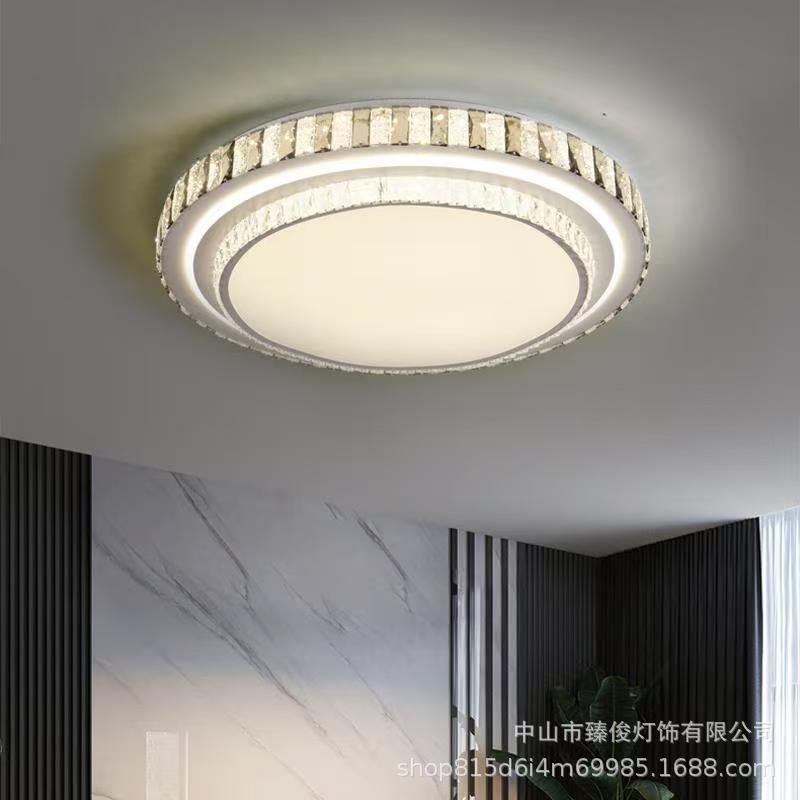 2025年新款客厅大圆灯现代简约1米1.2米大圆形led吸顶灯卧室餐厅
