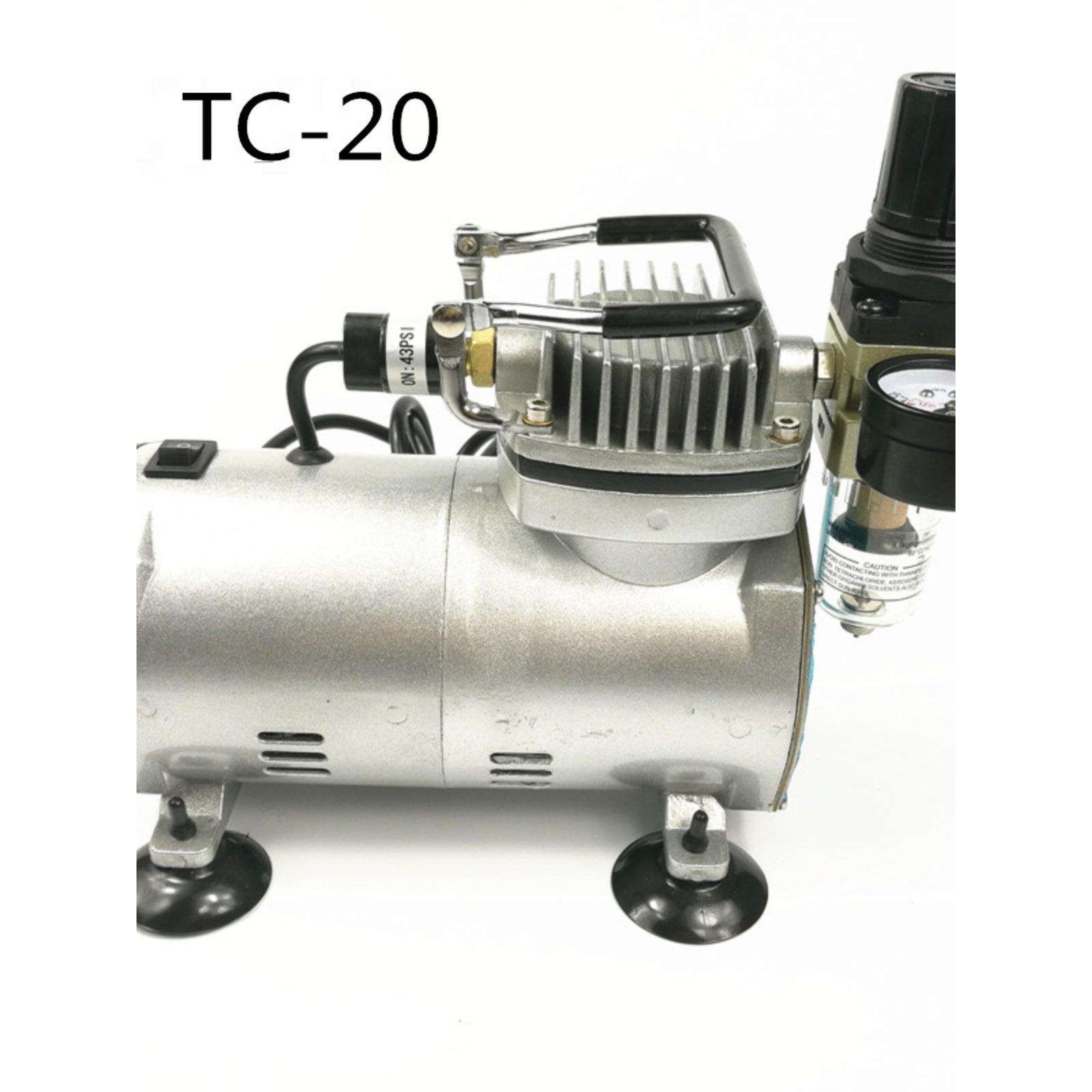 TC20龙牙小型空压机家具皮革修补美甲模型上色喷笔气泵包邮