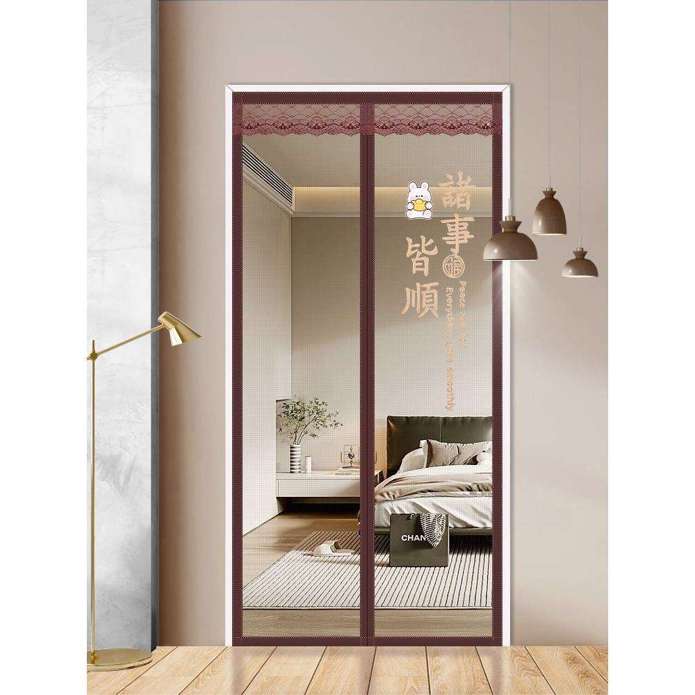 免打孔家用防蚊门帘魔术贴磁性纱窗纱门纱帘隔断通风夏季蚊帐新款