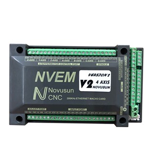 CNC NVEM 控制器 以太网MACH3接口板5轴控制卡 新款