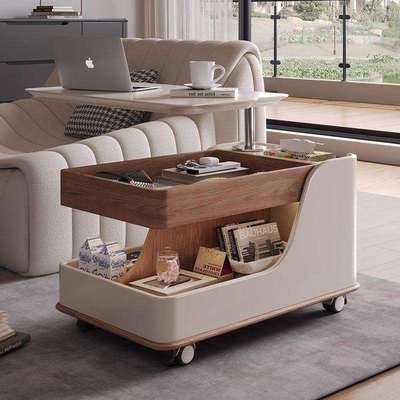 新款网红可移动小茶几简约小户型客厅可升降家用沙发旁边几实木