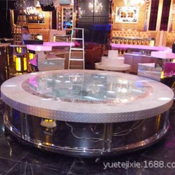 液压升降舞固定剪叉电动升降平台旋转升降多功能汽车旋转台