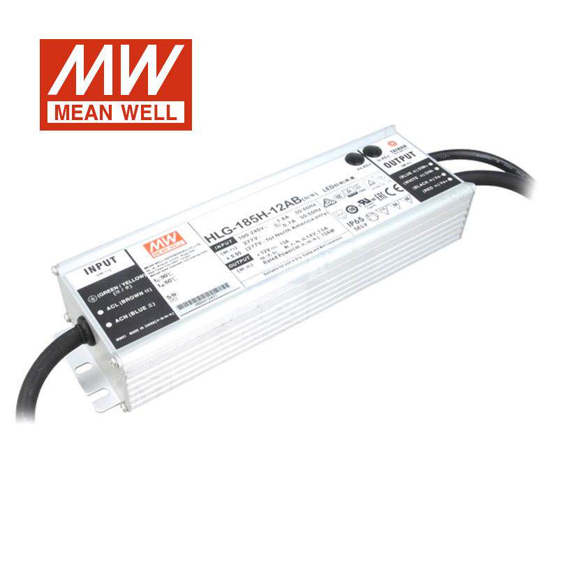 明纬防水LED电源HLG-185H-AB185W12/15/20/24/30/36/42/48/54V