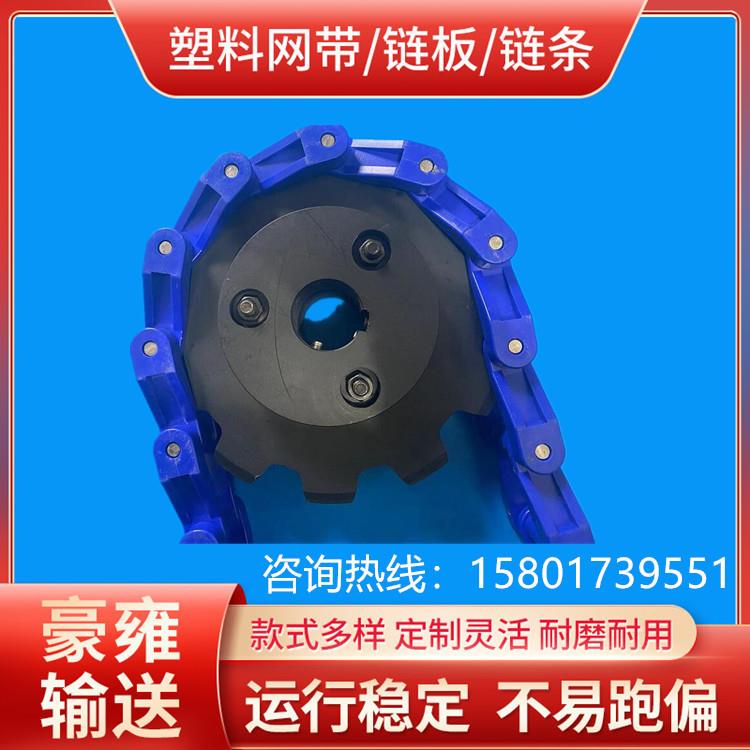 黑色尼龙材质刮泥机传动链条气浮机传动链条刮渣机链条材质可选