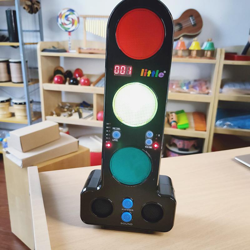 直销幼儿园科学教玩具噪音监测仪噪音检测器语音警示可控