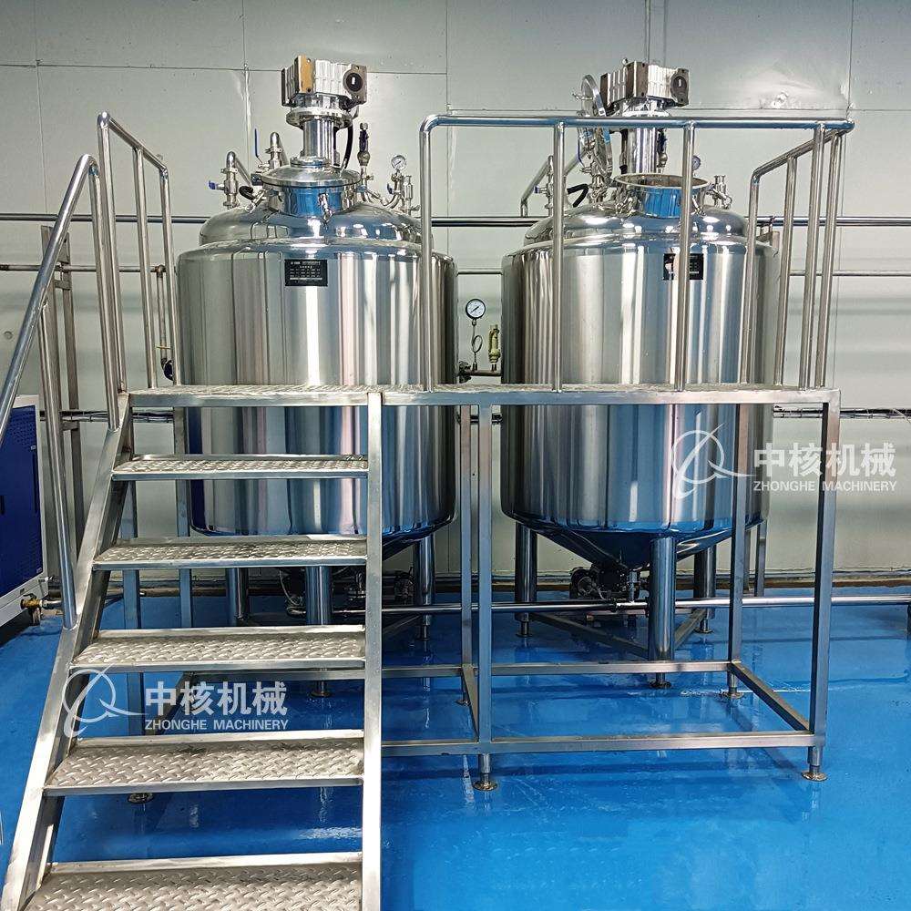 中核机械不锈钢多功能搅拌罐LRG-1000混合调配罐卫生级