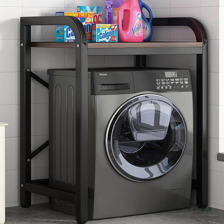 滚筒洗衣机上方置物架浴室落地不锈钢收纳架卫生间架子洗浴用品架