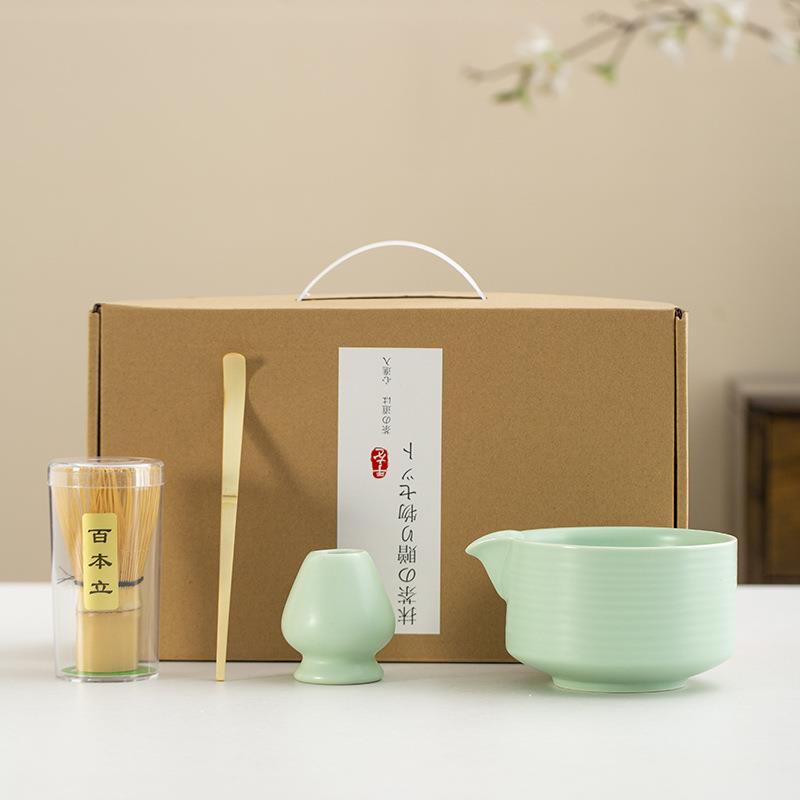 茶筅套装抹茶刷百本立茶筅立组合家用抹茶打茶器工具套装茶道配件