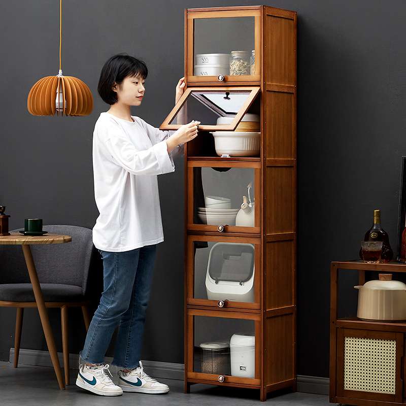 夹缝厨房置物架整理架调料架子收纳架厨房用品餐边柜家用橱柜多层