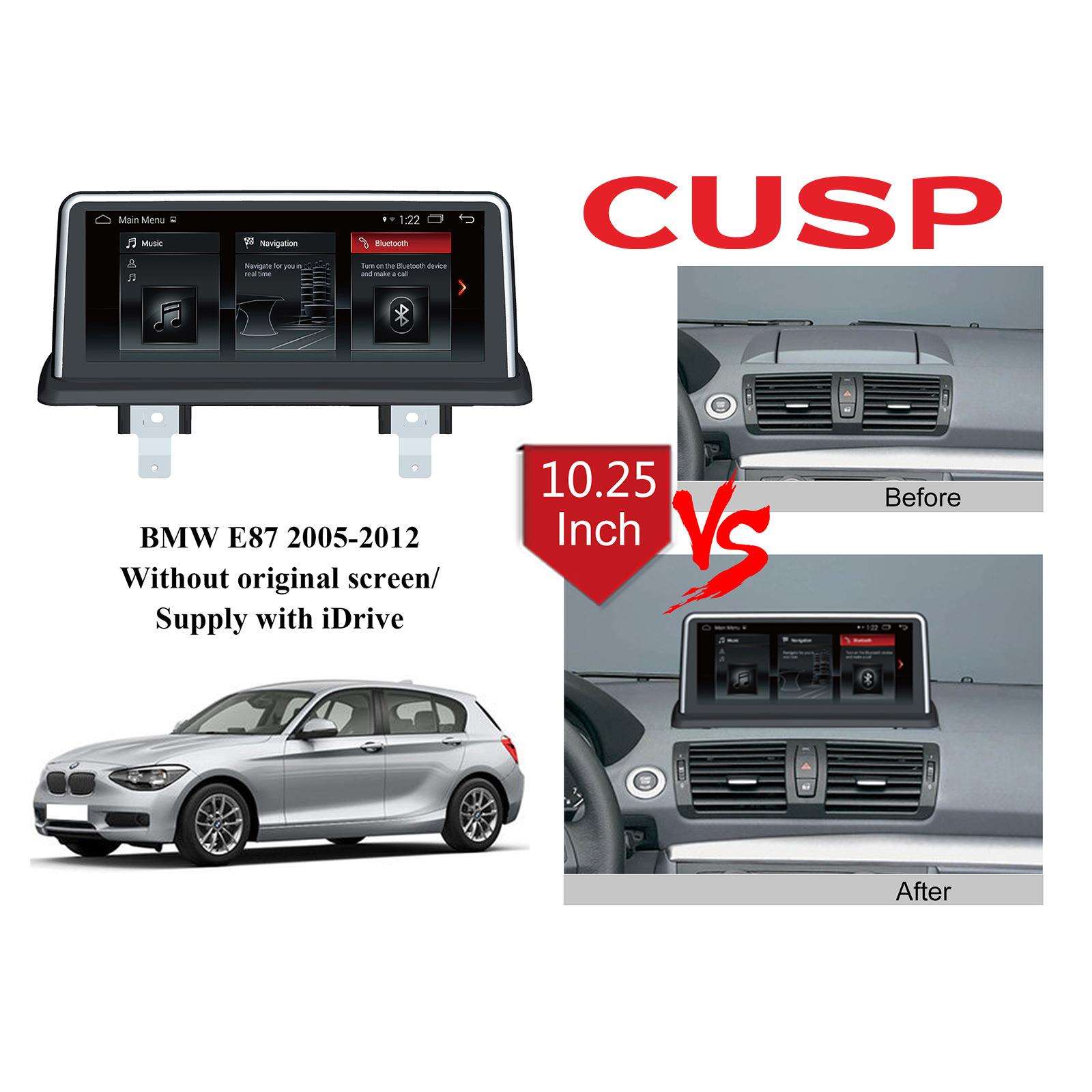 热销E87/2005-2012原车不带屏导航10.25寸原车风格carplay