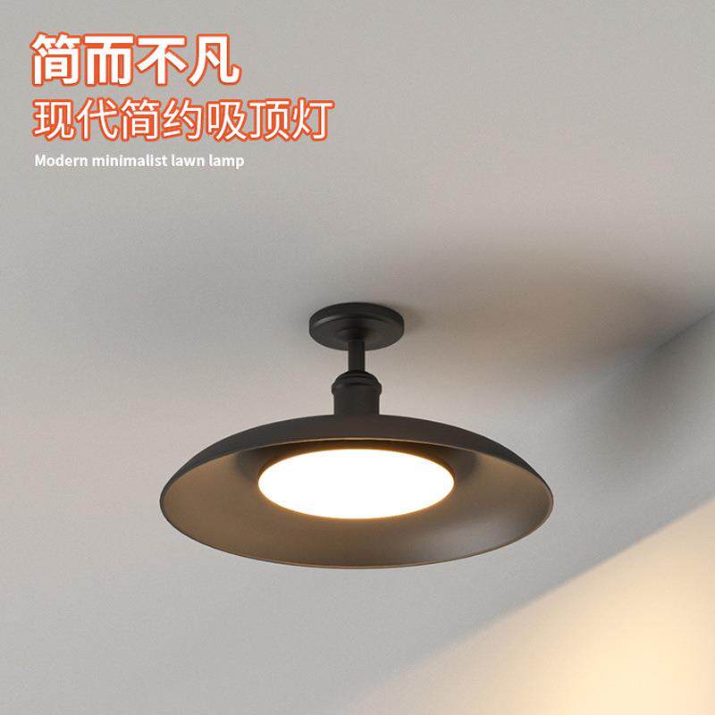 户外防水吸顶灯入户玄关灯工业风门廊灯阳台顶灯新款极简庭院灯
