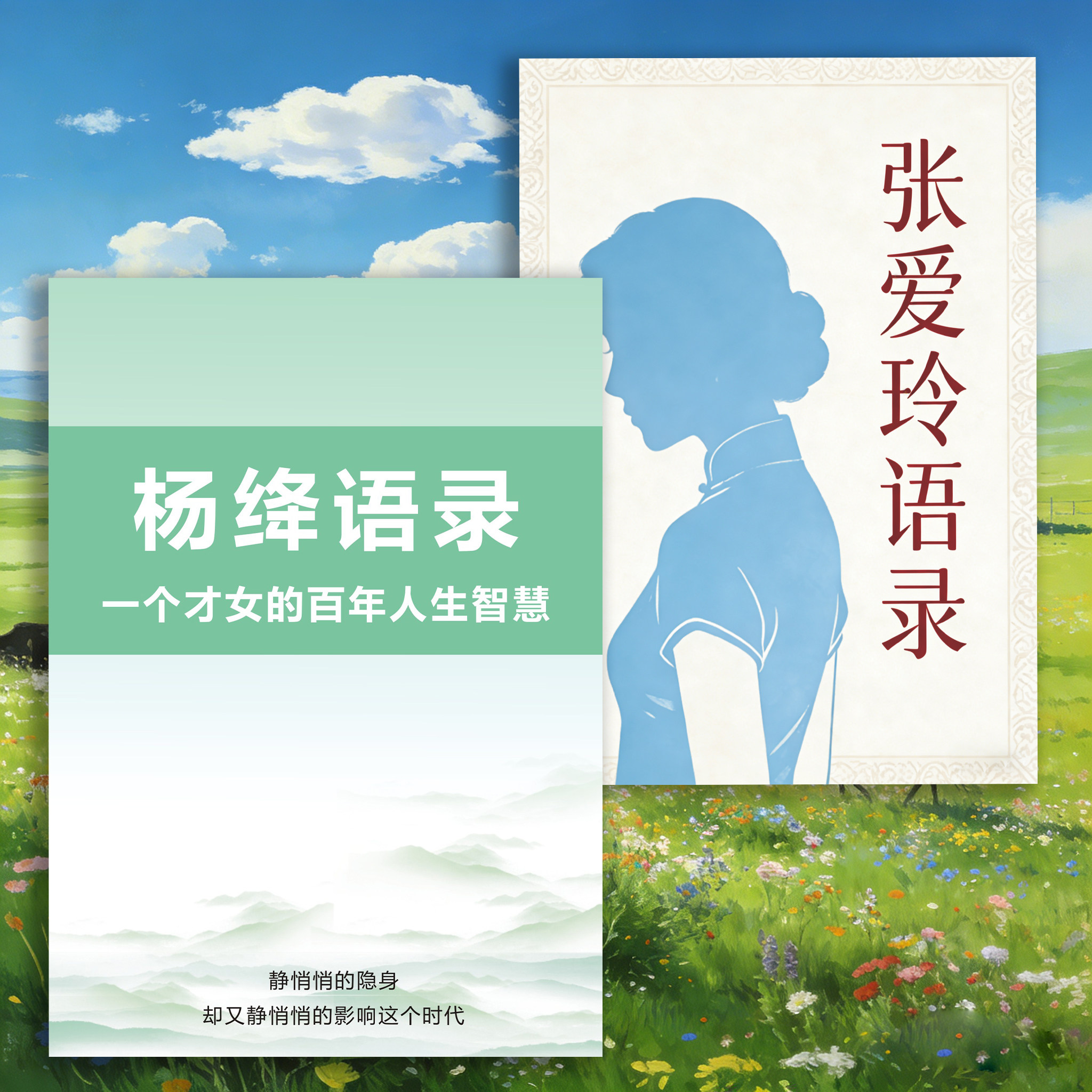 杨绛语录精选本女性独立成长励志张爱玲语录人生智慧治愈系静心