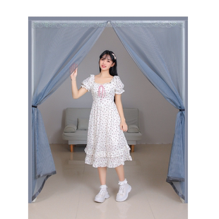 23文州整根长磁条磁吸金刚网防蚊门帘夏季卧室纱门防尘防蝇大门帘