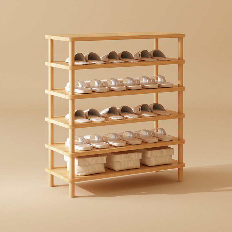 拉车套罩木制鞋架简易经济型家用多层收纳架出租屋宿舍鞋柜省空间
