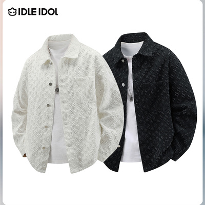 水洗提花情侣牛仔夹克