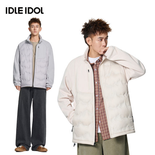 冬季新款轻薄立领羽绒服男