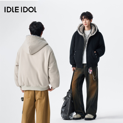 冬季潮流美式加绒保暖羽绒服外套