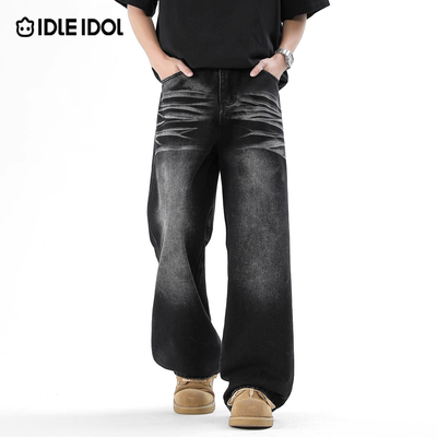 美式复古牛仔裤男款春秋季