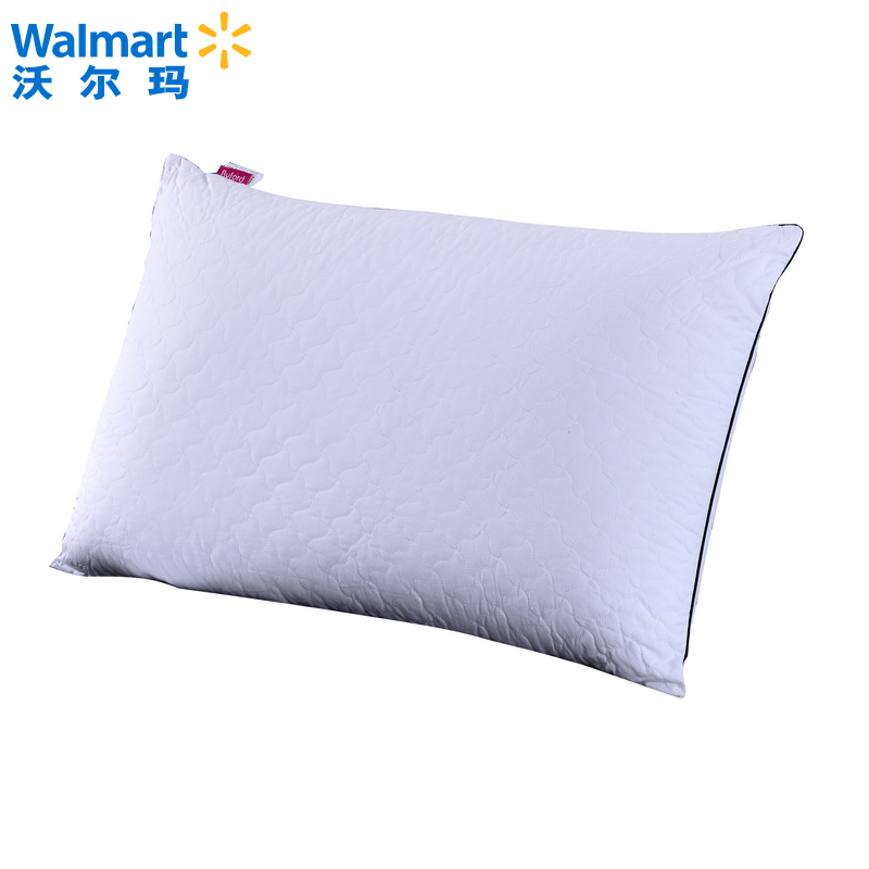 百富帝单人枕头蓬松柔软优享全棉水洗枕【沃尔玛】48*74cm