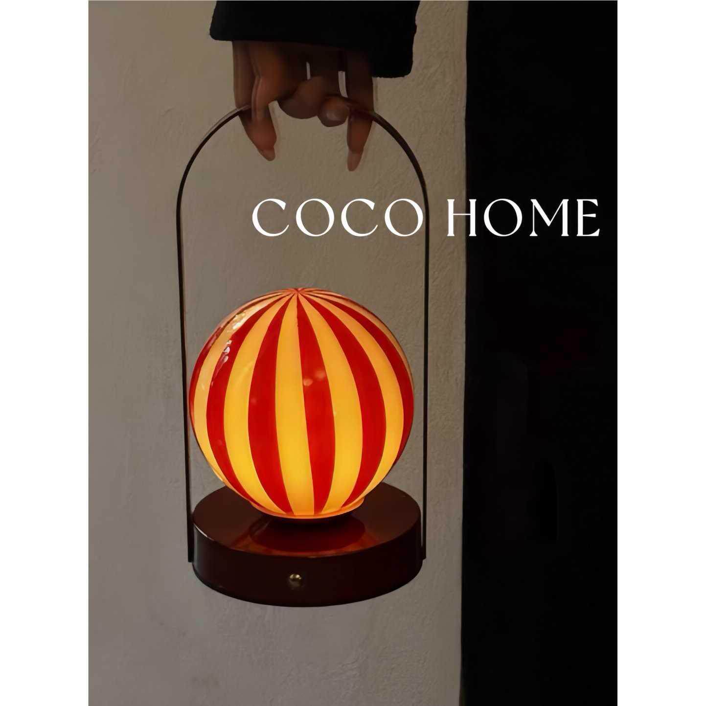 COCO 手提棒棒糖灯便携充电户外氛围台灯小夜灯新婚礼物床头灯