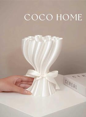 COCO 插花轻奢高级感花瓶新款3D打印家居装饰创意干花水培花瓶