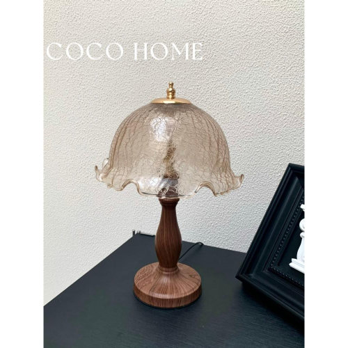 COCO法式复古台灯卧室床头灯高级感美式新中式侘寂风主卧氛围灯