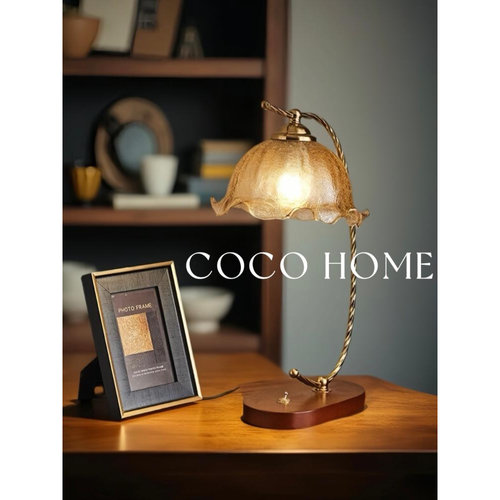 COCO 法式复古轻奢台灯卧室床头灯结婚长明灯床头柜主卧高级感 ·
