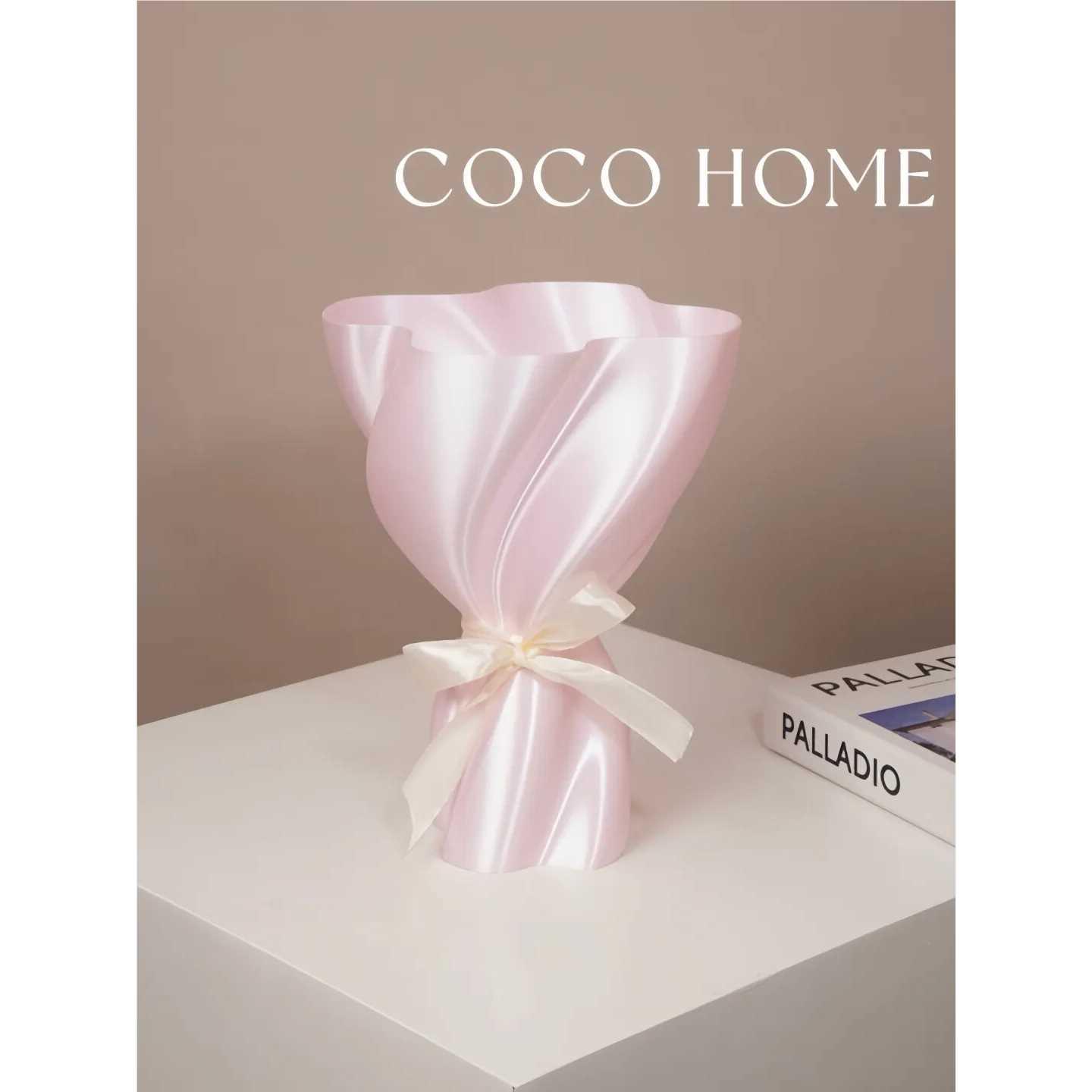 COCO 花束花瓶摆件客厅插花轻奢高级感高档小众创意手捧花花瓶