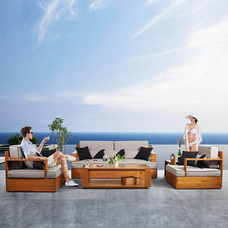 定制北欧酒户实木沙发别室外庭外院实木沙发景区店墅花园家具6999,住宅家具,公园椅,淘宝优惠券,粉丝福利购,淘宝优惠卷