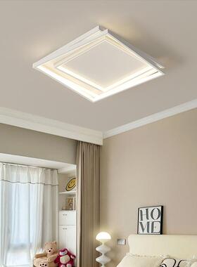 卧室吸顶灯现代简约极主灯书房主简卧护眼灯led圆房间13781形中山