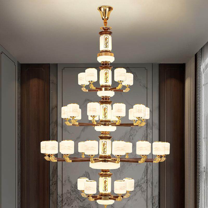 新中式实木客厅吊灯现大简约中国风餐厅灯/益豪代华灯大气别墅家,家装灯饰光源,置物功能落地灯,淘宝优惠券,粉丝福利购,淘宝优惠卷