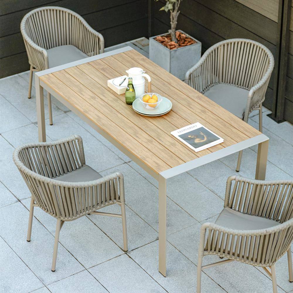 定制欧户外园藤套装露台休闲庭院阳椅台桌伊莱桌椅椅防水防晒花户