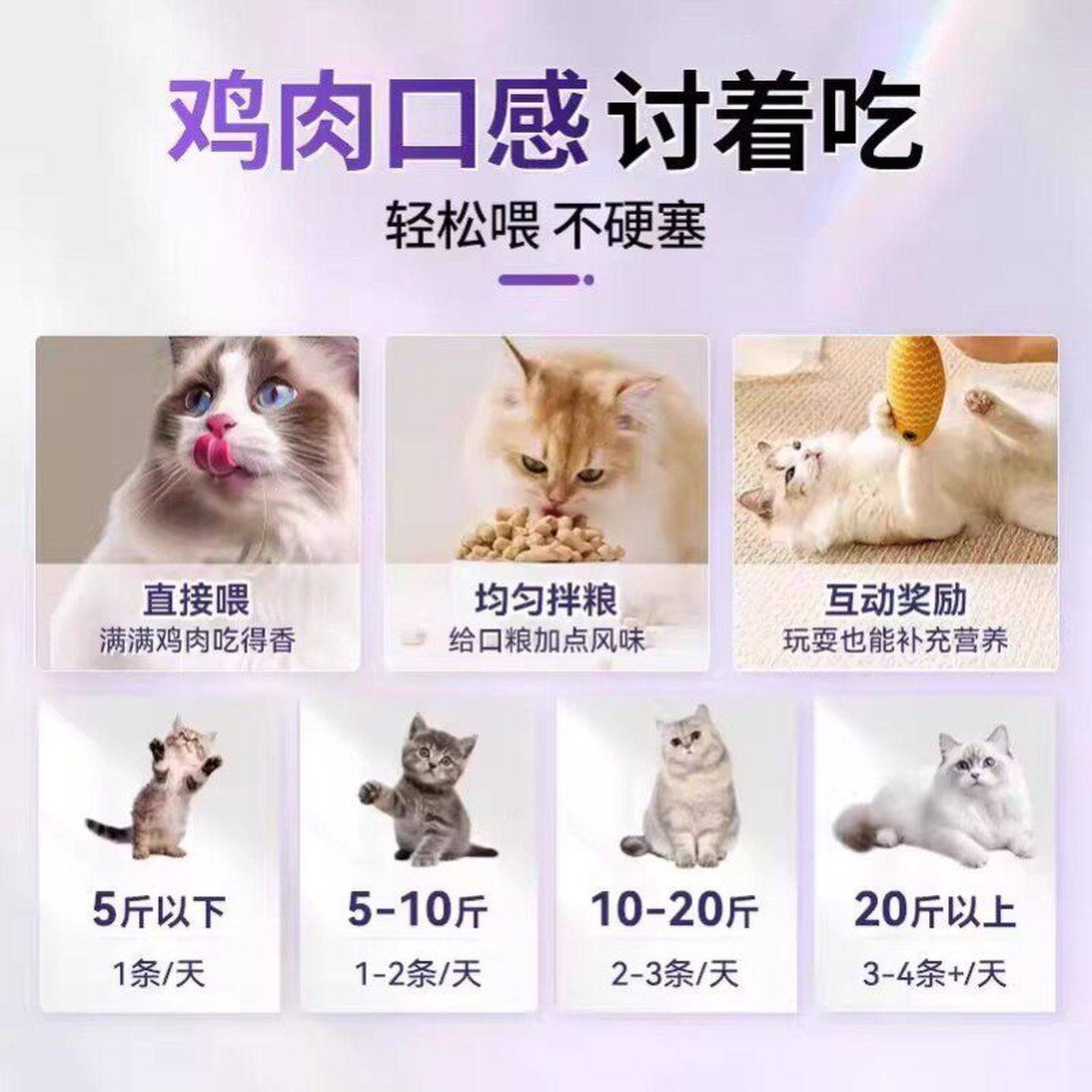 米奇旋风益生菌排毛粉猫咪吐毛球营养补剂助消化温和排毛调理肠胃