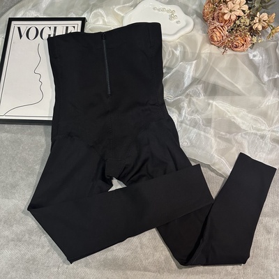 塑身磨毛长裤女士高弹塑形