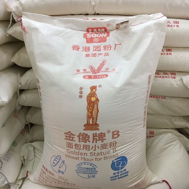 香港金像A 高筋面粉 高筋粉面包粉高粉 25KG 披萨粉金象面粉包邮 - 实物图