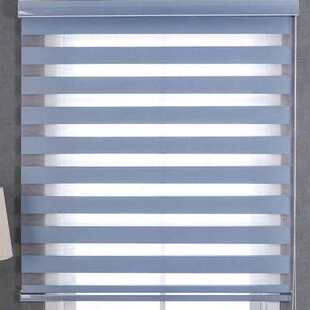 卷帘手拉式升降双层全遮光办公室卧室阳台卫生间 百叶窗帘免打孔