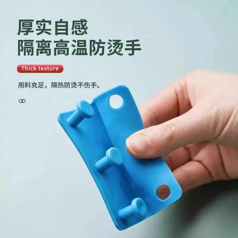 锅手防烫硅胶把KGB套铸铁热锅柄隔把套通用耐高蒸锅铁锅防烫耳套z